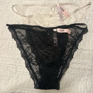 Two pair of Victoria Secret Dream Angels string bikini panties